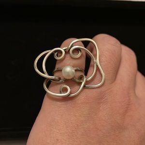PERUVIAN ring with fresh water Pearl 🧿